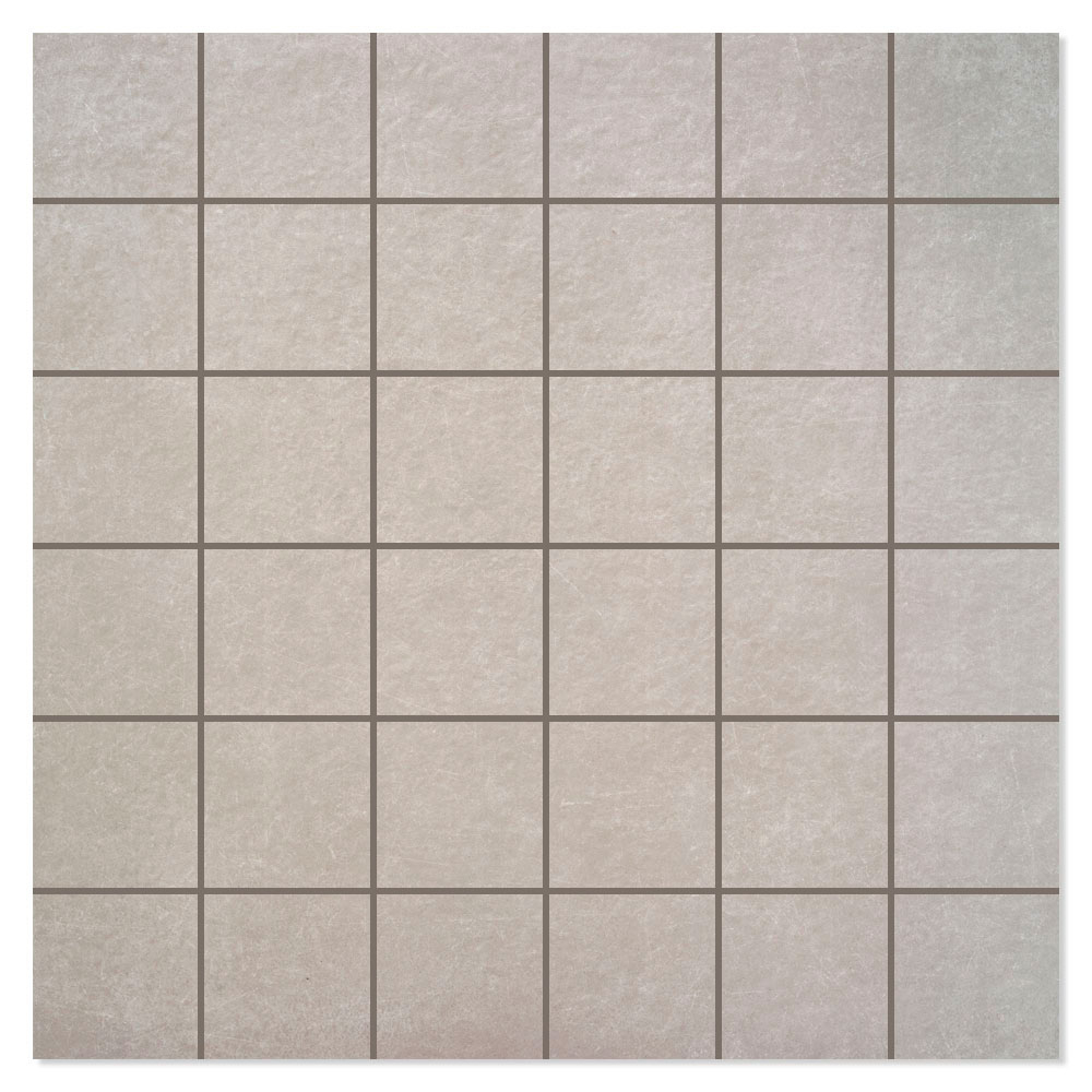 Mosaikkflis Leman Lys Grå Matt 30x30 (5x5) cm